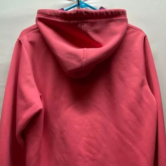 Under Armour Storm Hoodie Women's Large Pink Hooded Sweater Purple UA Logo - Picture 6 of 15